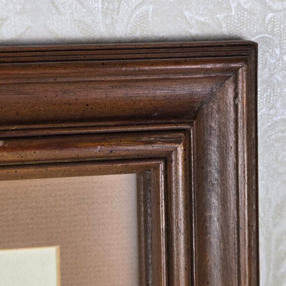 Vintage 1950's Woodblock Print "Owl and Cherry" by Eiichi Kotozuka Framed Glass - Picture 9 of 16